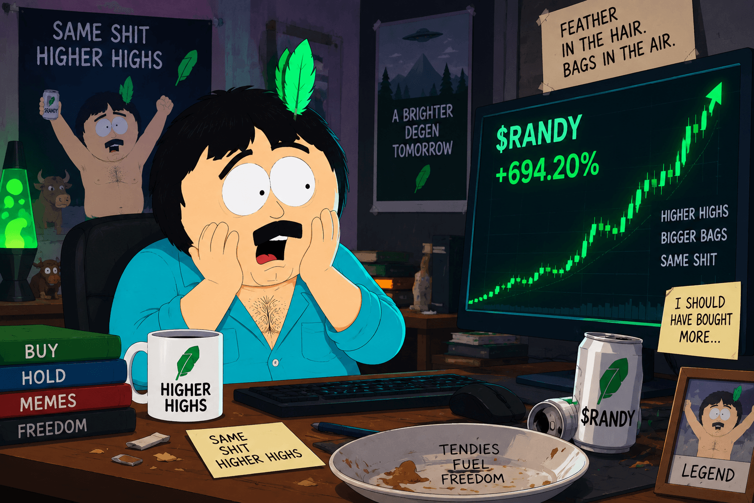 RANDY DISCOVERING THE BUY BUTTON
